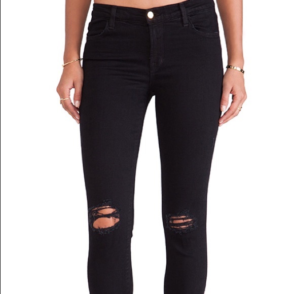 J BRAND Super Skinny Blackout, size 31 - Picture 1 of 5